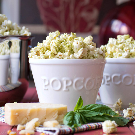 Pesto Popcorn