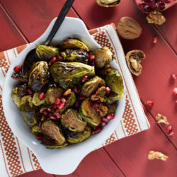 Pomegranate Molasses Brussels Sprouts