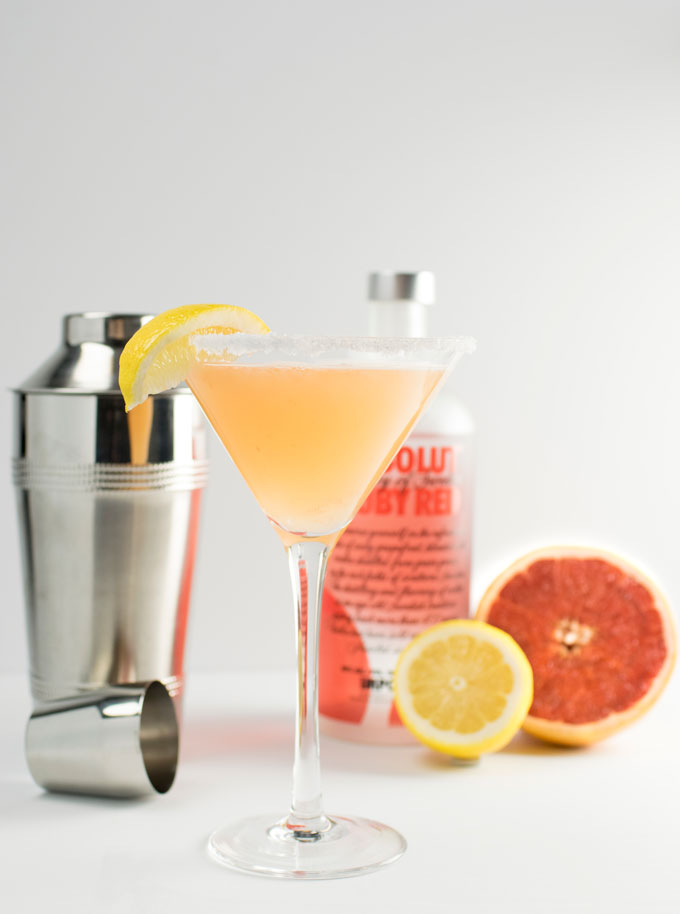Ruby Red Lemondrop Martini